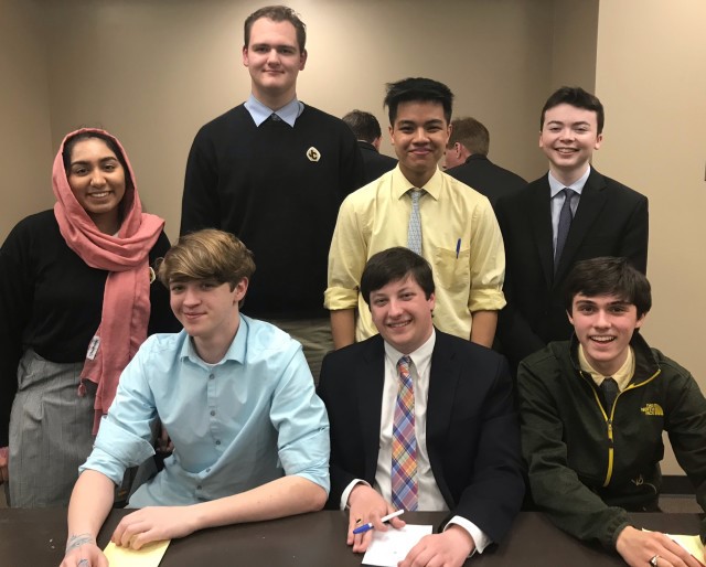 Academic Team secures  third place in the Catholic League