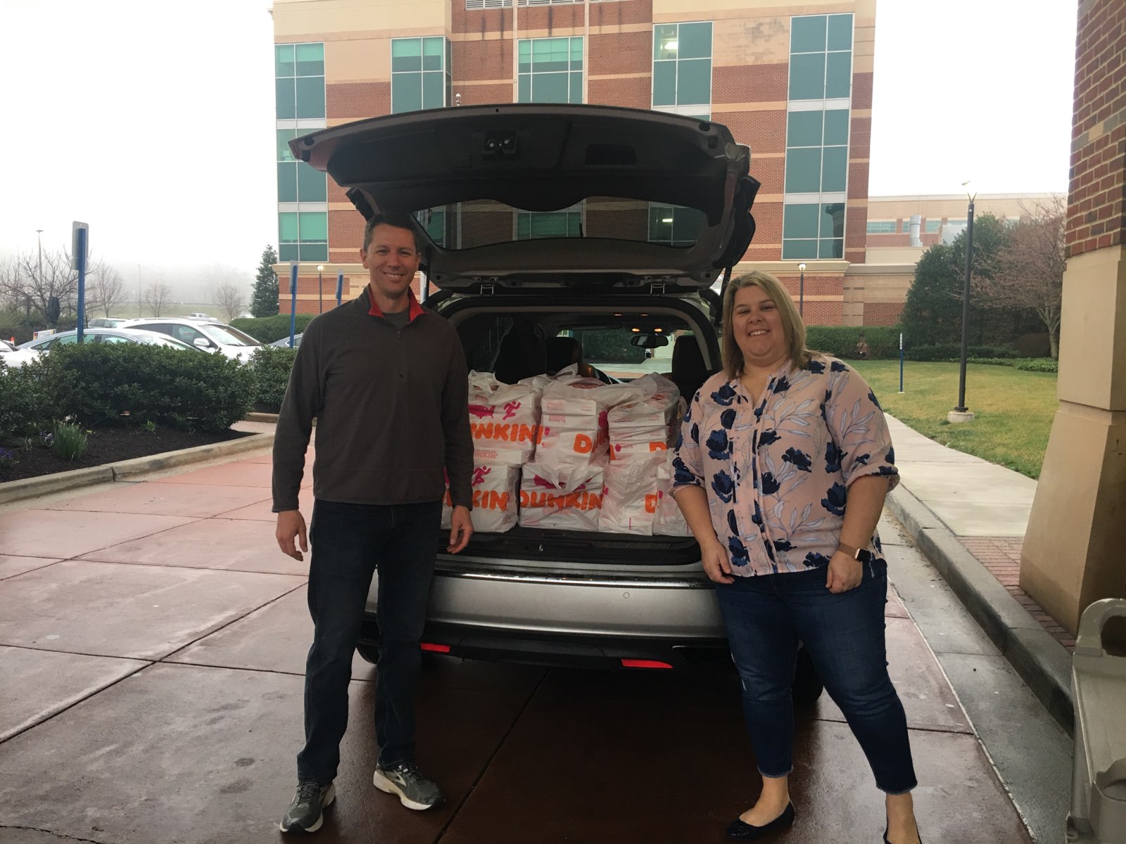 trunk full of donuts