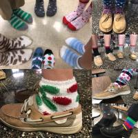 JC Honors 41st President with Colorful Socks 