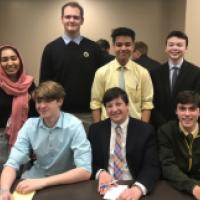 Academic Team secures  third place in the Catholic League