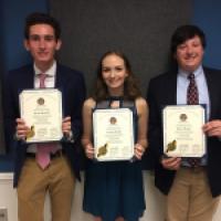 Patriots Honored at the Maryland House of Delegate's Scholar Reception graphic