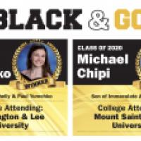 black and gold winners