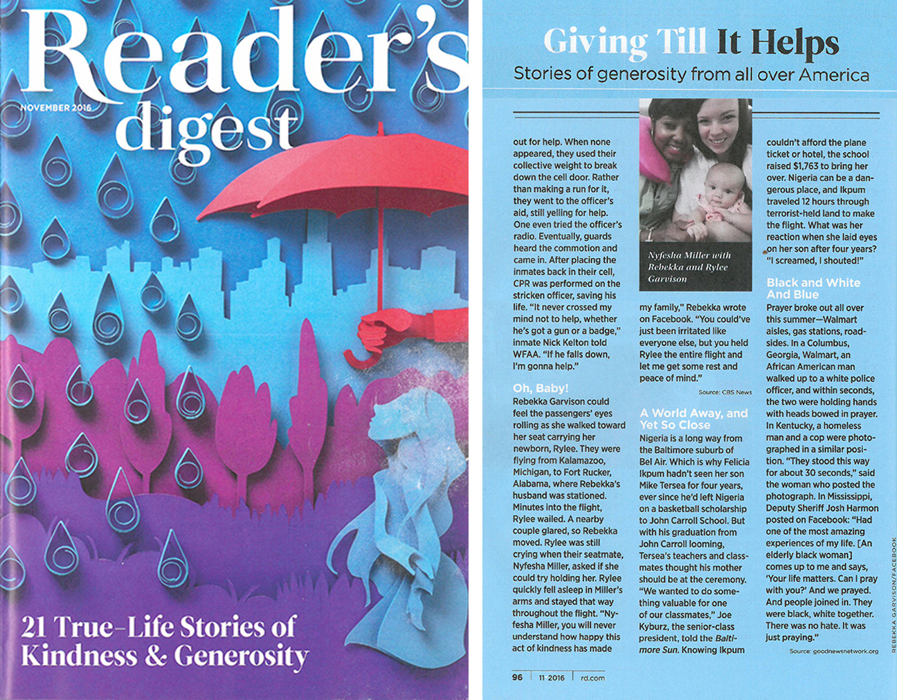 Tertsea Reader's Digest Article